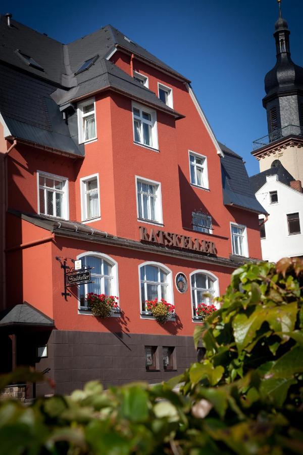 Hotel Ratskeller Thum Exterior foto